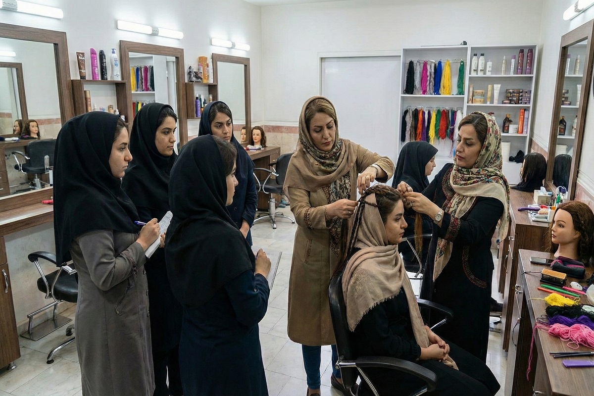 آموزش بافت مو در اصفهان