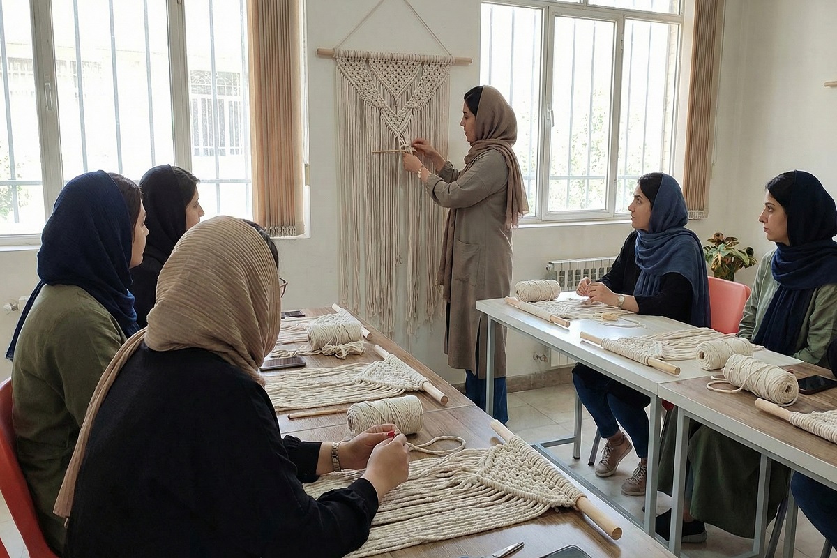 آموزش مکرومه بافی در اصفهان