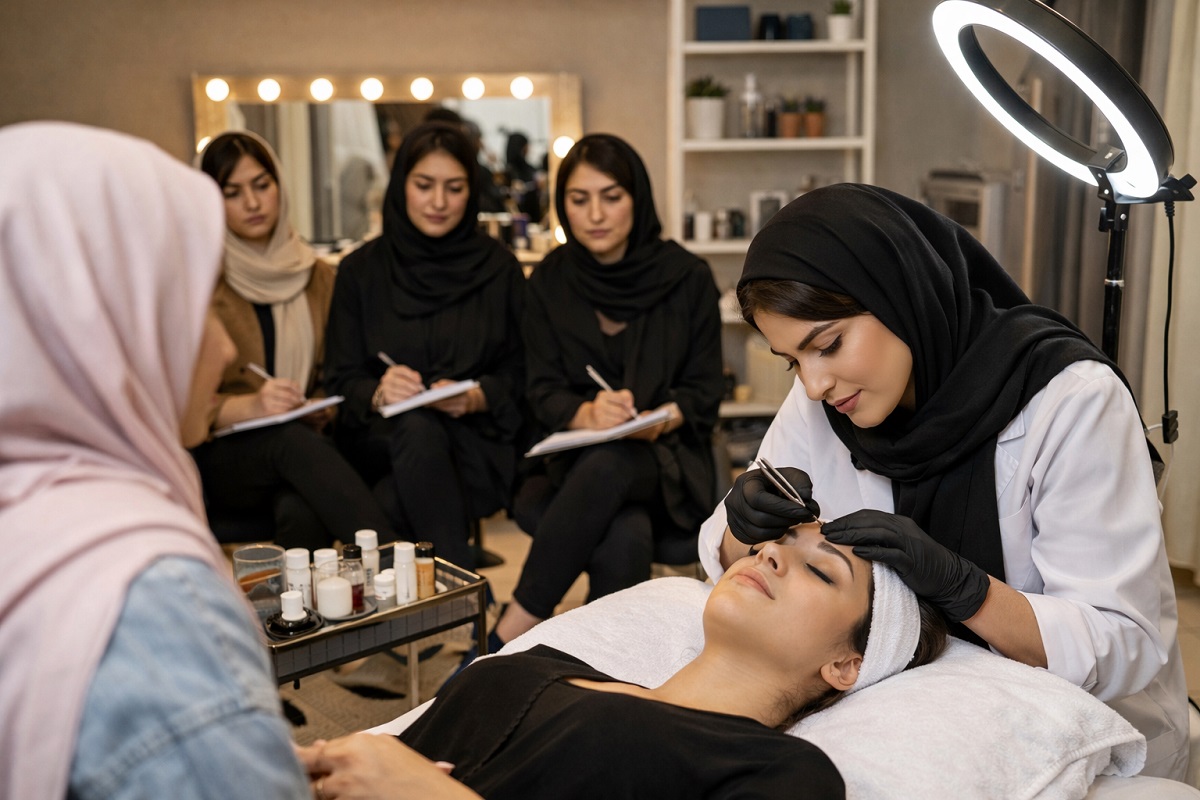 آموزش اصلاح ابرو در اصفهان