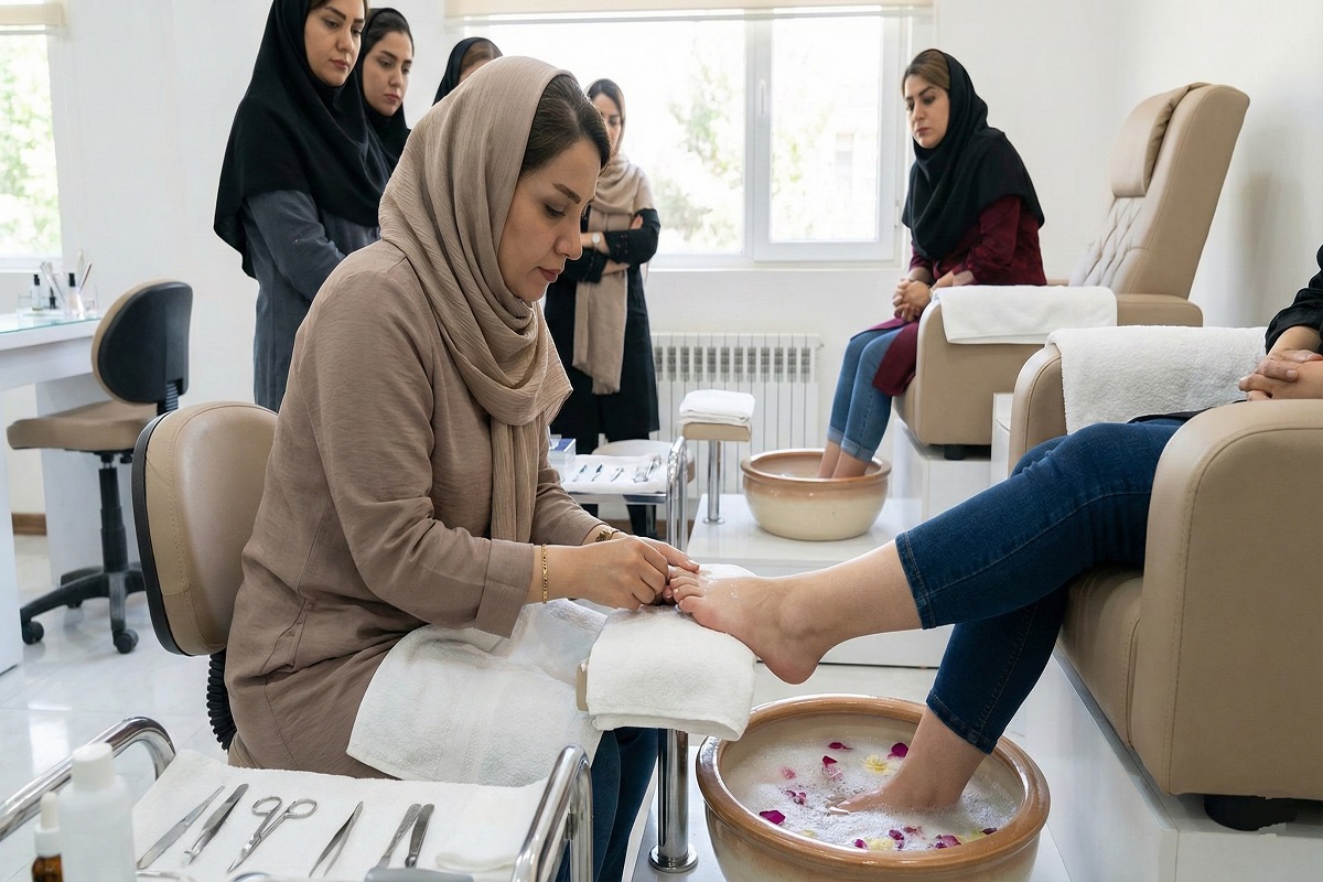 آموزش پدیکور در اصفهان