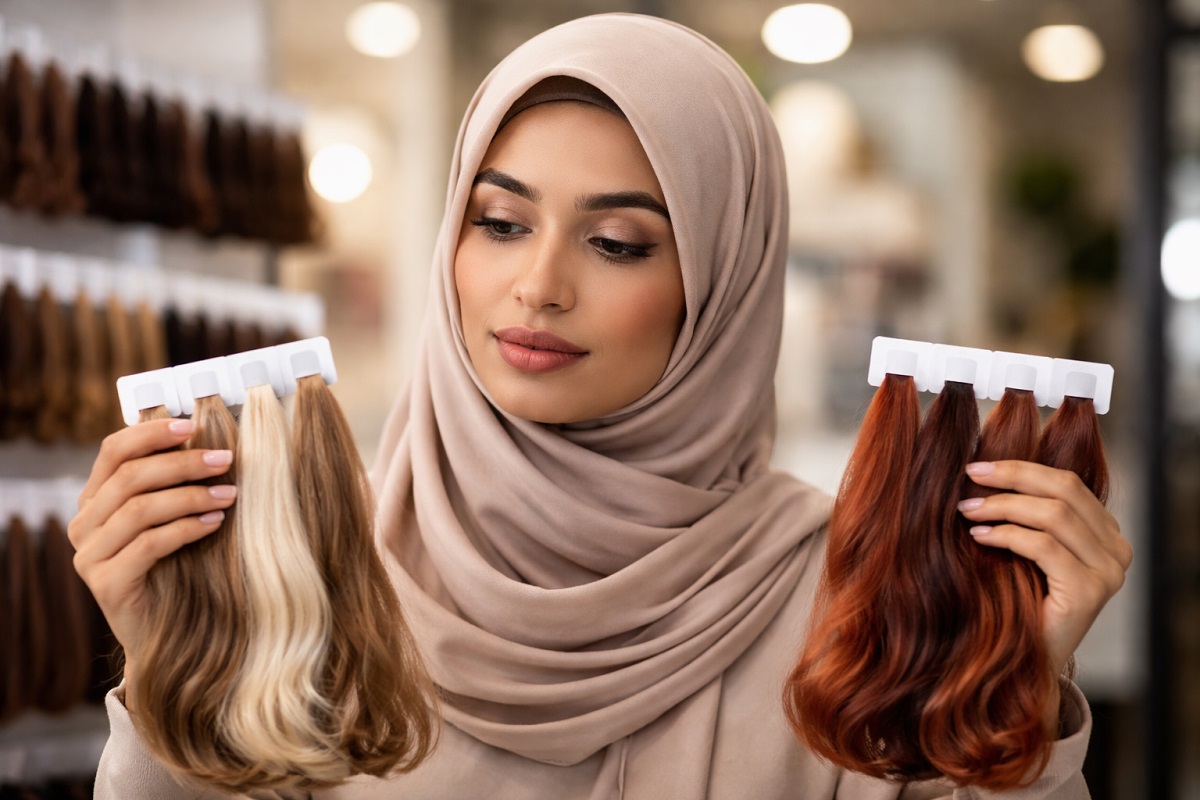 بهترین رنگ مو برای پوست سبزه