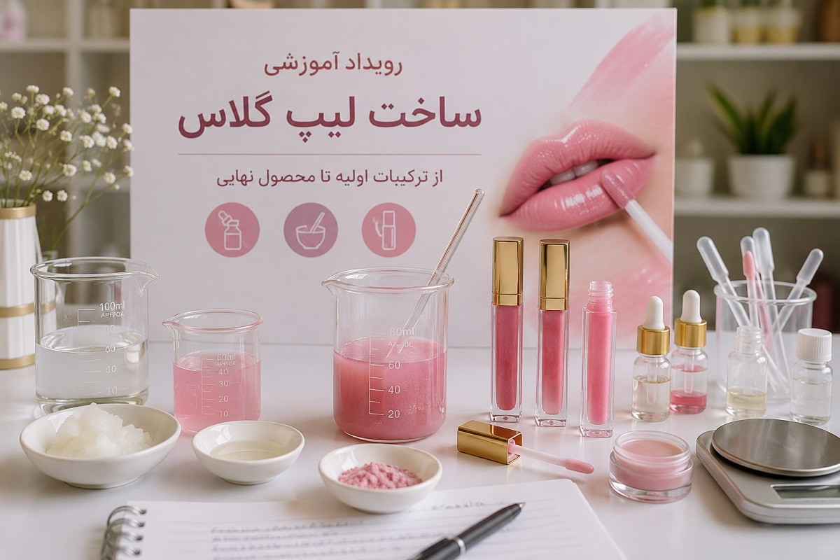 Lip Gloss Making Event رویداد ساخت لیپ گلاس